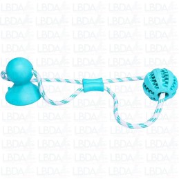 PET NOVA Palla su corda con ventosa 7 cm