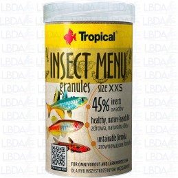TROPICAL Insektenmenü Granulat - Größe XXS - 250ml