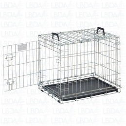 SAVIC Cage pliable Dog Résidence 50 cm - Porte ouverte