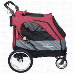 Cochecito Safari rojo PETSTRO