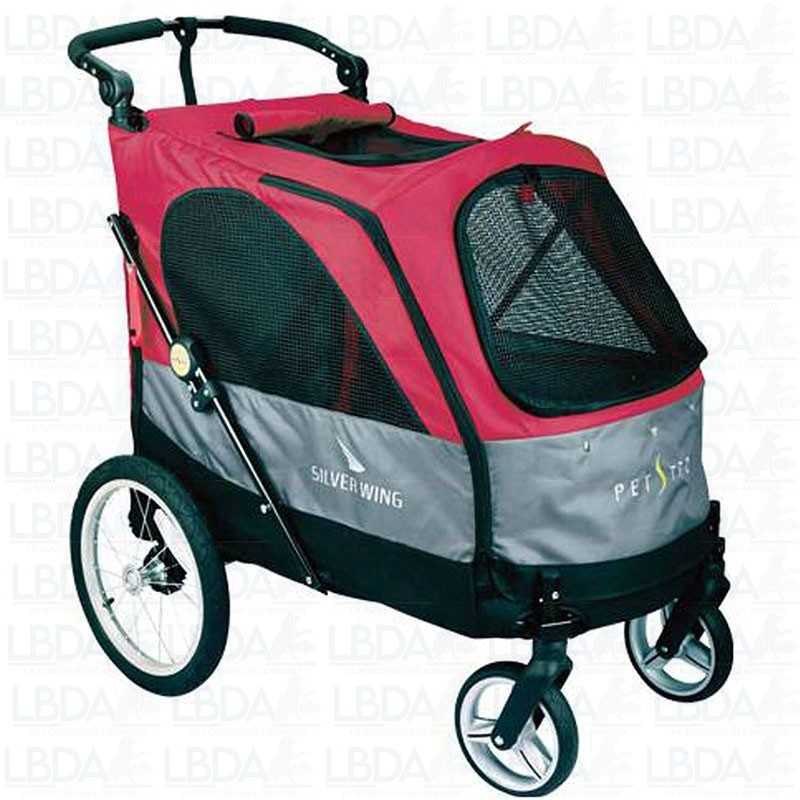 Passeggino Safari rosso PETSTRO