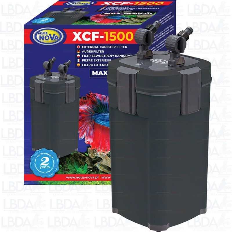 Filtro externo AQUA NOVA XCF-1500 + Lámpara UV