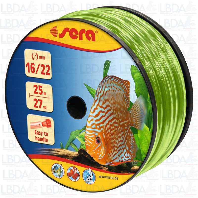 SERA Grüner Flexschlauch 16/22mm - Meterware