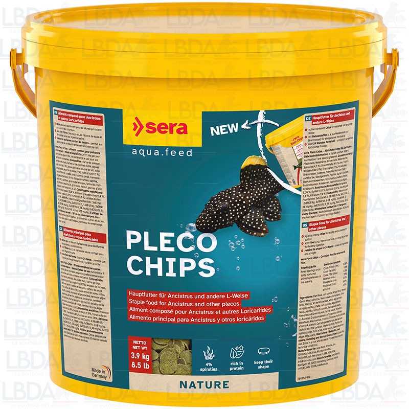 SERA Pleco Chips Nature 10 Liter / 3,9kg
