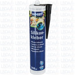 Tubo in silicone HOBBY 310ml - Nero
