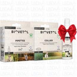 Pack Antiparasitaire BIOVETOL pour Chiot et Petit Chien