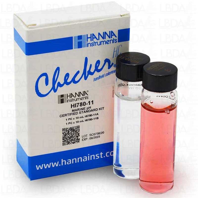 HANNA INSTRUMENTS HI780-11 - Kit standard certificato per pH marino