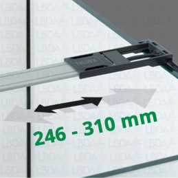 NEWA Slim Led Daylight NS 228 avec support réglable de 246 à 315 mm.