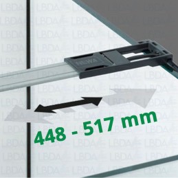 NEWA Slim Led Daylight NS 430 avec support réglable de 448 à 517 mm.