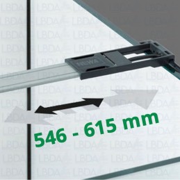 NEWA Slim Led Daylight NS 528 avec support réglable de 546 à 615 mm.