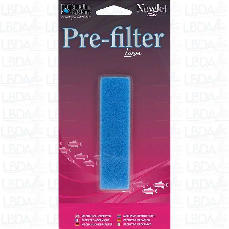 AQUARIUM SYSTEMS Mechanical Prefilter - NewJet Large Filter